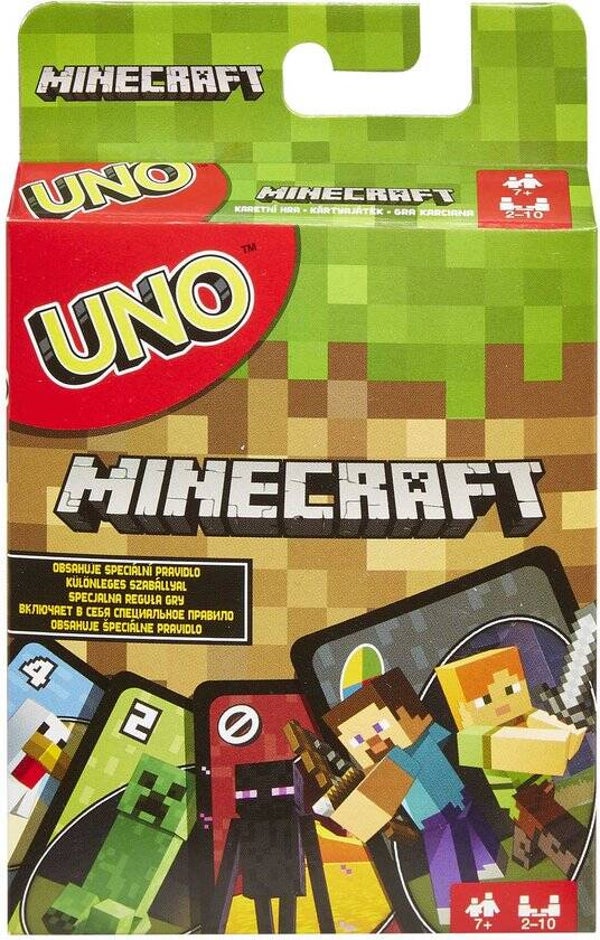 Mattel Games UNO Minecraft | Kaartspel voor Minecraft Fans