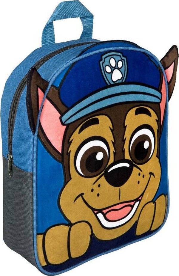 Paw Patrol Pluche Rugzak Chase | Blauwe Kinder Rugzak