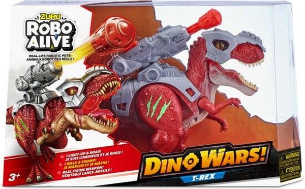 ZURU Robo Alive Dino Wars T-Rex – Speelgoedrobot met Licht & Geluid