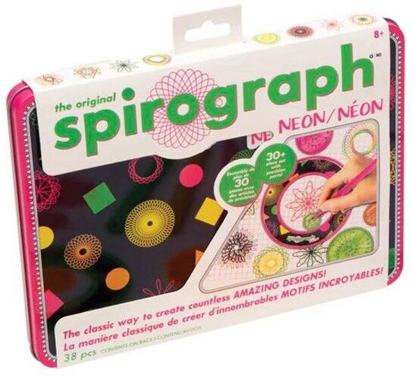 Spirograph Design Set Neon | Creatieve Tekenset met Accessoires