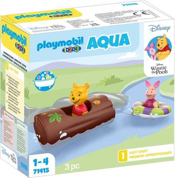 PLAYMOBIL 1.2.3 & Disney De wateravonturen van Winnie en Knorretje 71415 – Educatief Peuterspeelgoed