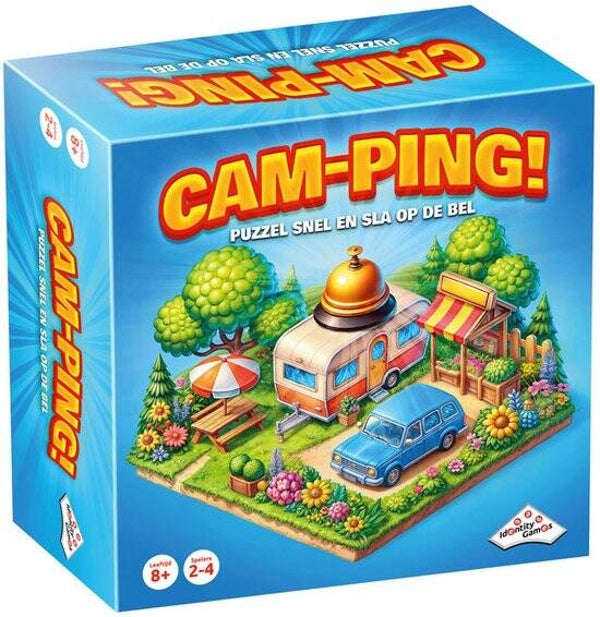 Cam-Ping Puzzelspel | Vanaf 8 Jaar | Vakantiespel voor 2-4 Spelers