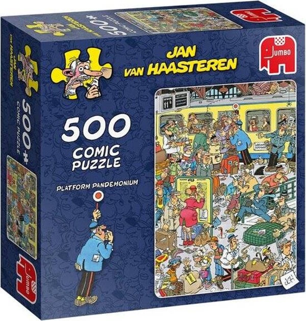 Jan van Haasteren Platform Pandemonium Puzzel | 500 Stukjes