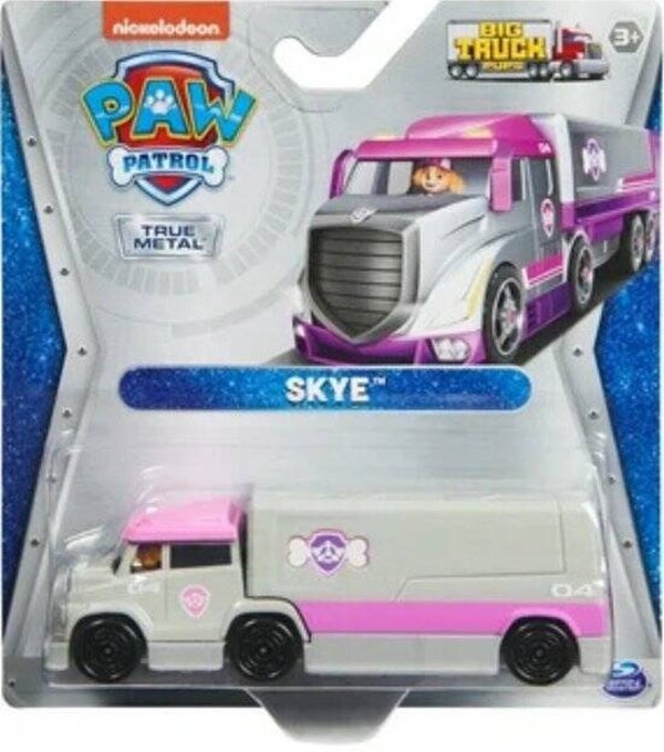 Paw Patrol True Metal Big Truck Pups Skye | Speelgoedwagen vanaf 3 Jaar