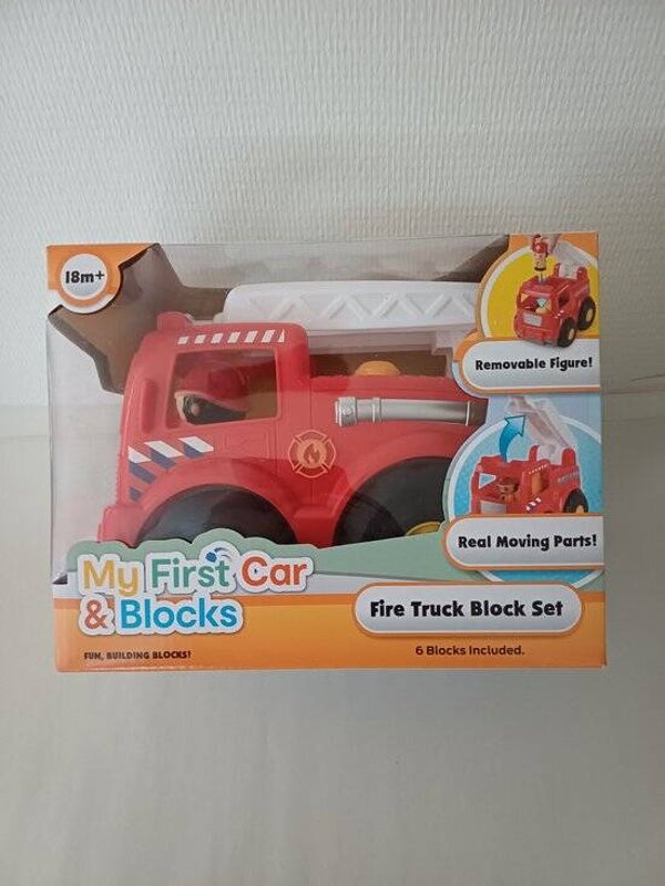 Mijn Eerste Brandweerauto & Blokken | Bouwspeelgoed voor Kinderen