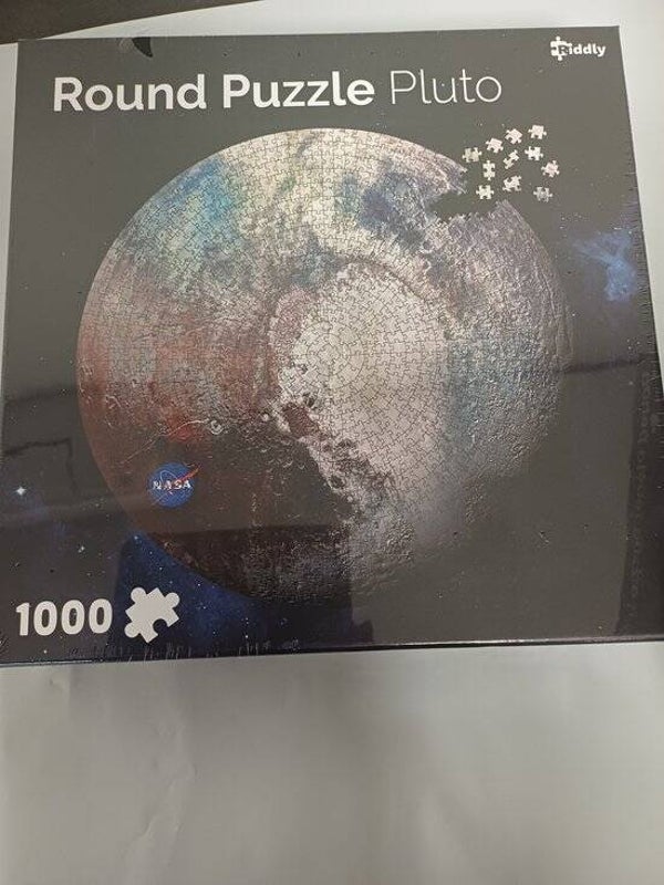 Ronde NASA Pluto Puzzel | Planeetpuzzel 100 Stukjes