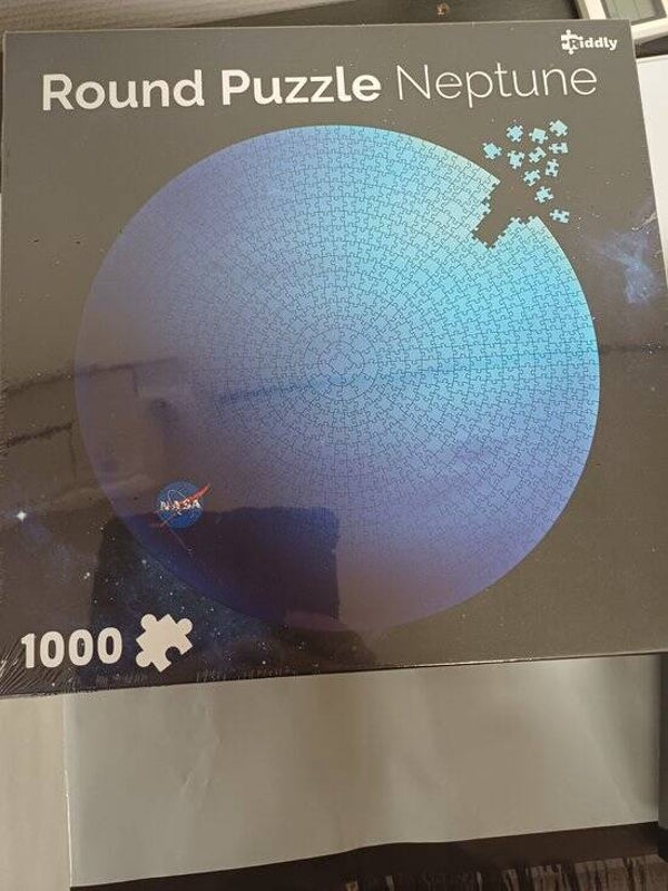 Ronde NASA Neptunus Puzzel | Planeetpuzzel 1000 Stukjes