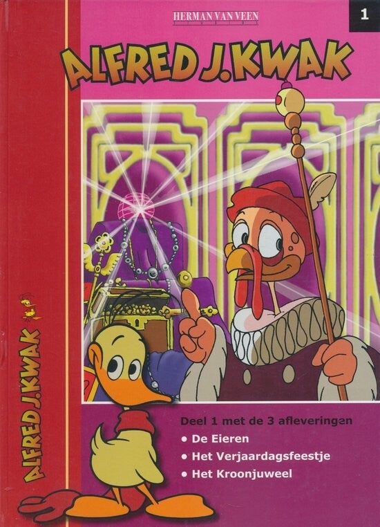 Alfred Jodocus Kwak Deel 11 – De Eieren, Het Verjaardagsfeestje & Het Kroonjuweel | Boek