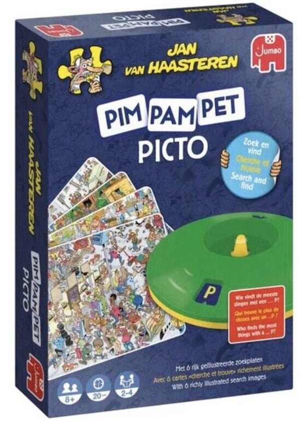 Jumbo Jan van Haasteren Pim Pam Pet Picto | Gezelschapsspel