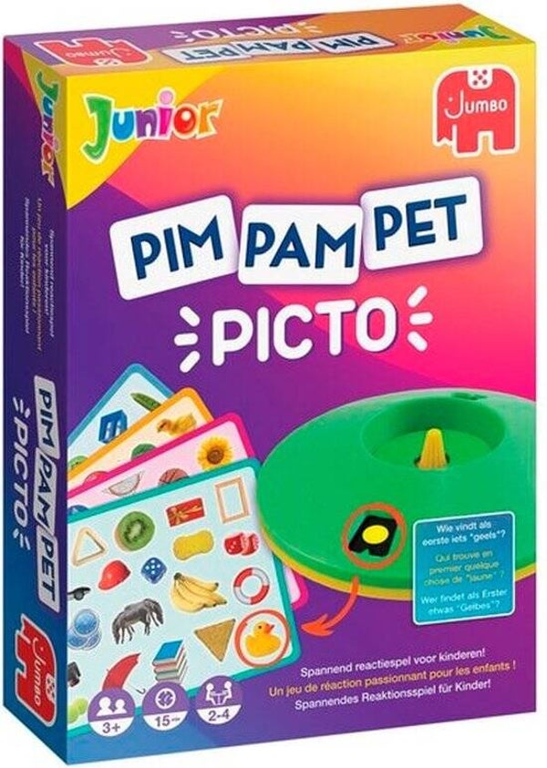 Jumbo Pim Pam Pet Picto Spel | Gezelschapsspel voor Kinderen