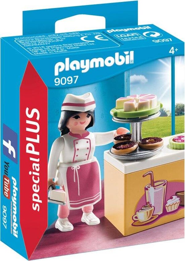 PLAYMOBIL banketbakster met toonbank en taart 70419 – Bakkerij Speelset