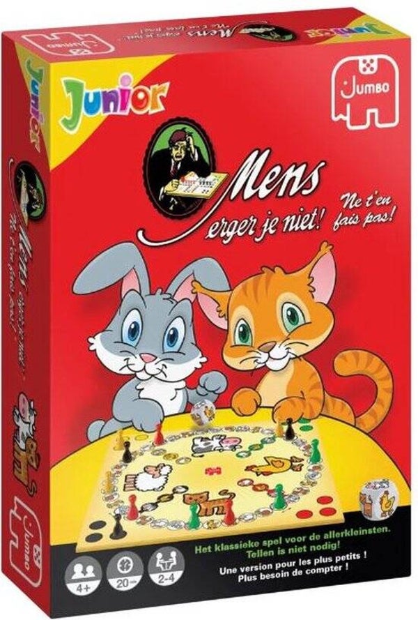 Jumbo Mens Erger Je Niet Junior | Gezelschapsspel voor Kinderen