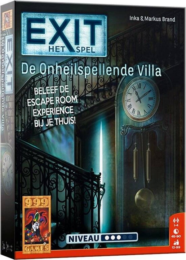 999 Games EXIT De Onheilspellende Villa | Escape Room Spel | Breinbreker