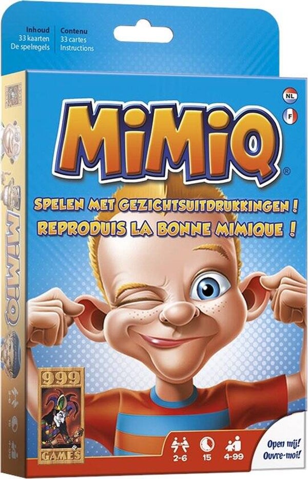 999 Games Mimiq | Kinderspel | Hilarisch Gezelschapsspel | Familiespel