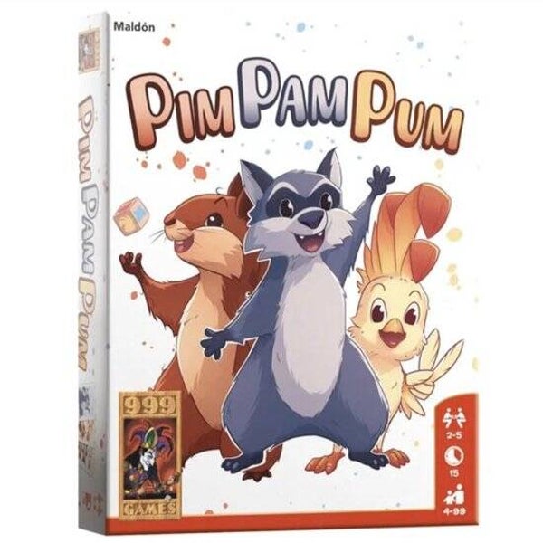 999 Games Pim Pam Pum | Kaartspel & Dobbenspel | Gezelschapsspel