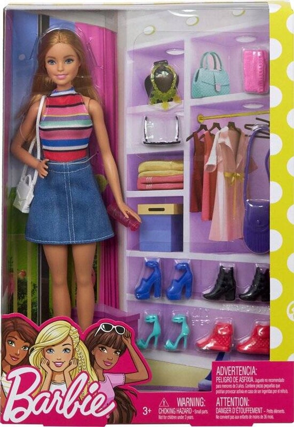 Barbie Pop met Schoenen Accessoires | Modepop | Creatief Speelgoed