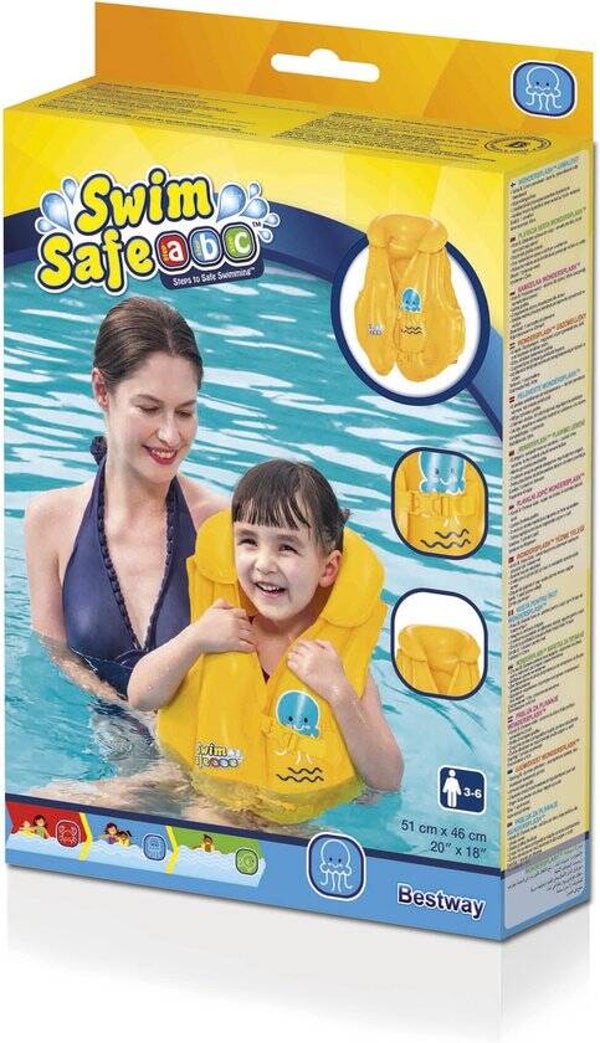 Bestway Swim Safe Support Step B Zwemvest | 3-6 Jaar | Zwemhulp