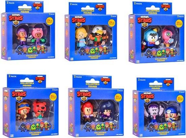 Brawl Stars 2 Figures Pack | Speelfiguur | Verschillende Figuren | 1 Stuk