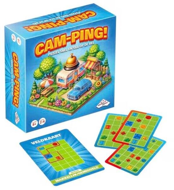 Cam-Ping Puzzelspel | Vanaf 8 Jaar | Vakantiespel voor 2-4 Spelers