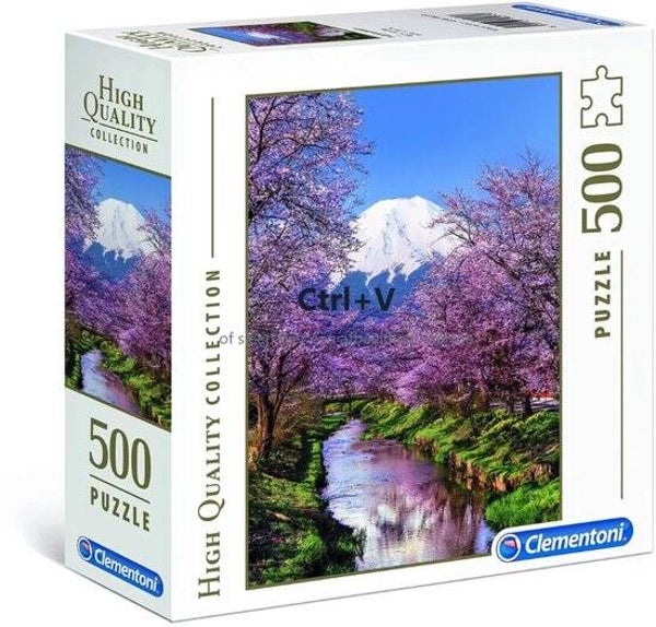 Clementoni Fuji Mountain Puzzel | 500 Stukjes | Legpuzzel