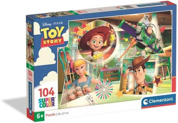 Clementoni Disney Toy Story Puzzel | 104 Stukjes | Kinderpuzzel Vanaf 6 Jaar