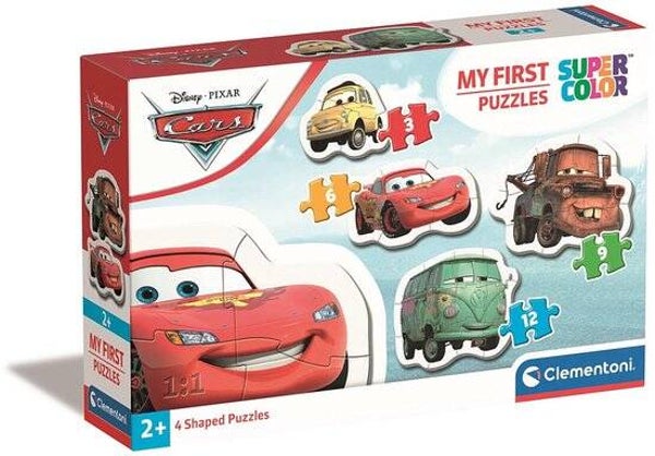 Clementoni 4 in 1 Cars Puzzel | Kinderen | Special Series Children