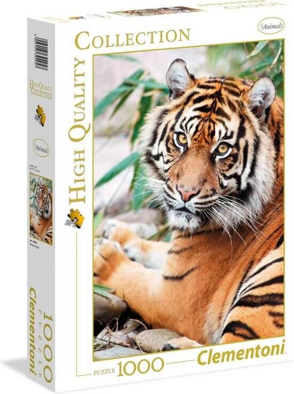 Clementoni Puzzel Sumatran Tiger | 1000 Stukjes | Legpuzzel