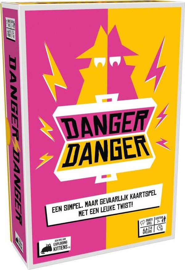Danger Danger | Nederlandstalig Kaartspel | Spannend Gezelschapsspel