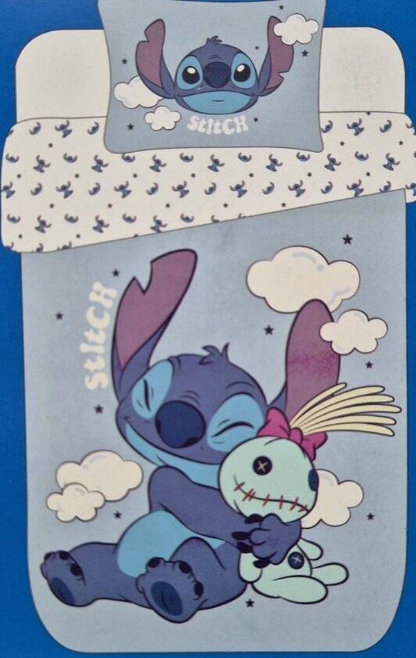 Disney Stitch Dekbedovertrek Dubbelzijdig | 140 x 200 cm | Kinderdekbedovertrek