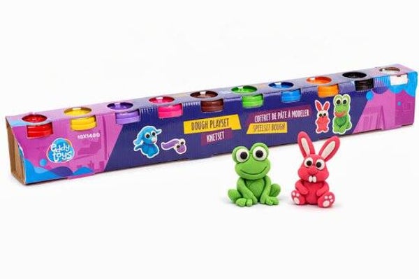 Doughset 10x140g Classic | Boetseerklei | Knutselset voor Kinderen