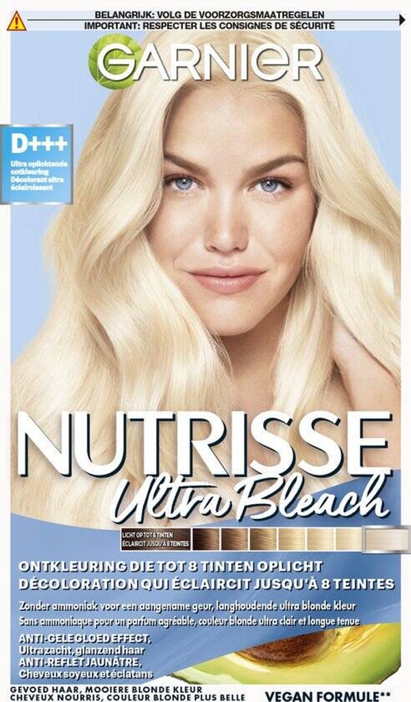 Garnier Nutrisse Ultra BLonde D+++ - Ultra Puur Blond - Super Oplichtende Ontkleuring