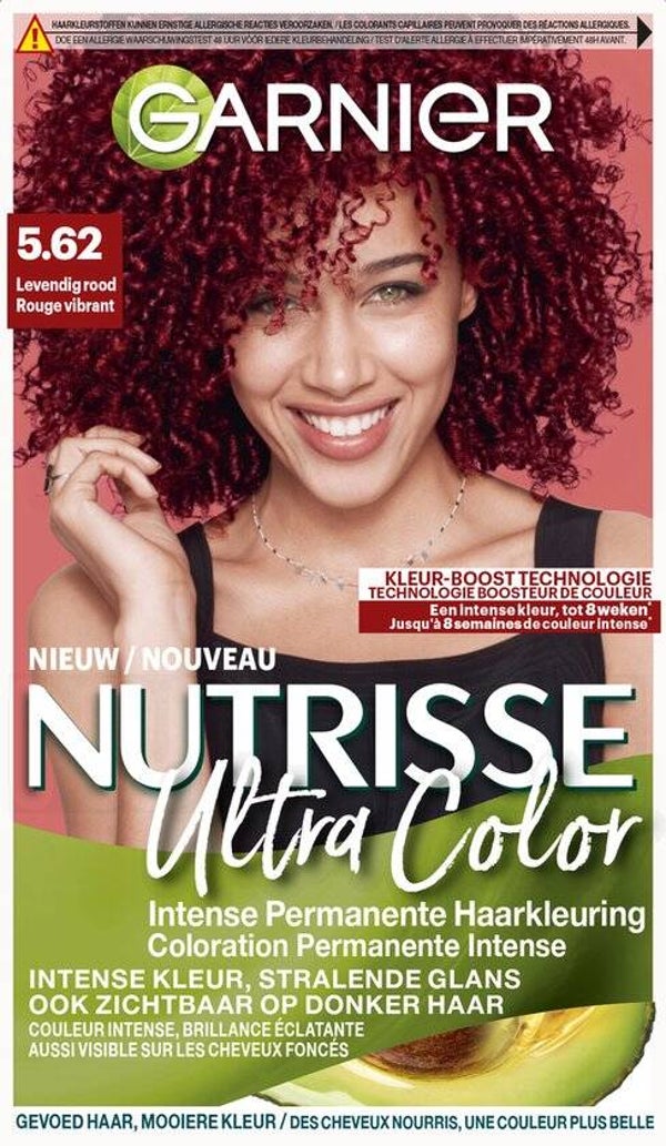 Garnier Nutrisse Ultra Color 5.62 Levendig Rood | Voedende Haarverf