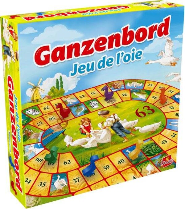 Goliath Ganzenbord | Bordspel | Familiespel | Klassiek Gezelschapsspel