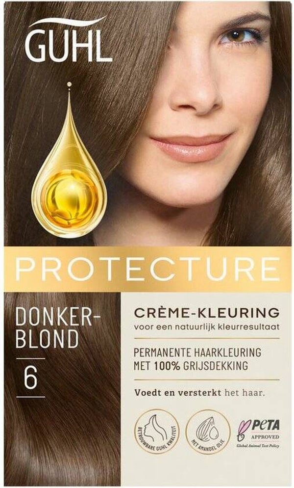 Guhl Beschermende Crèmekleuring 6 Donkerblond | Haarverf