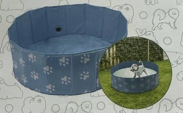 Hondenzwembad Blauw 80x30 cm | Hondenbadje | Verkoeling voor Honden