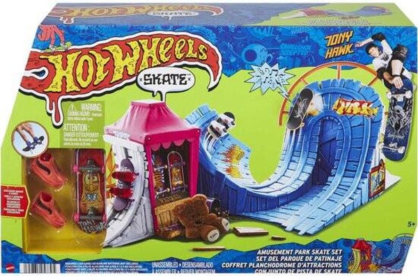 Hot Wheels Skate Pretpark Skate Set | Fingerboard Speelset | Tony Hawk