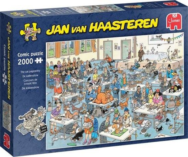 Jan van Haasteren De Kattenshow | 2000 Stukjes | Legpuzzel