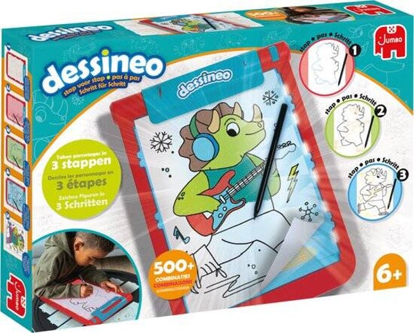 Jumbo Dessineo Characters | Leren Tekenen | Educatief Hobbypakket