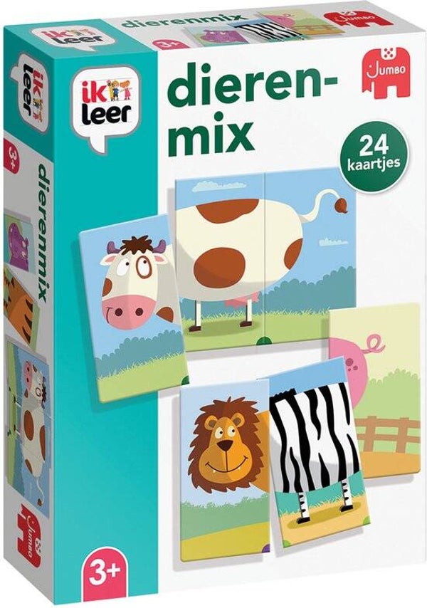 Jumbo Ik Leer Dierenmix | Educatief Bordspel | Vanaf 3 Jaar