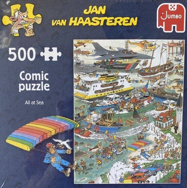 Jumbo Jan van Haasteren All at Sea | 500 Stukjes | Humoristische Legpuzzel