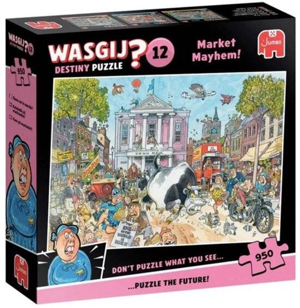 Jumbo Wasgij Market Mayhem Puzzel | 950 Stukjes | 64x49 cm