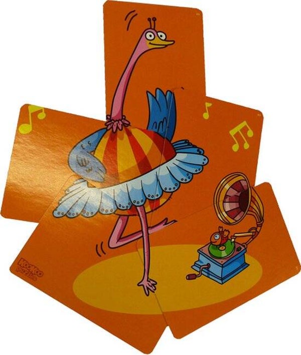 KooKoo Puzzle Dansen - Kaartspel voor Kinderen en Families