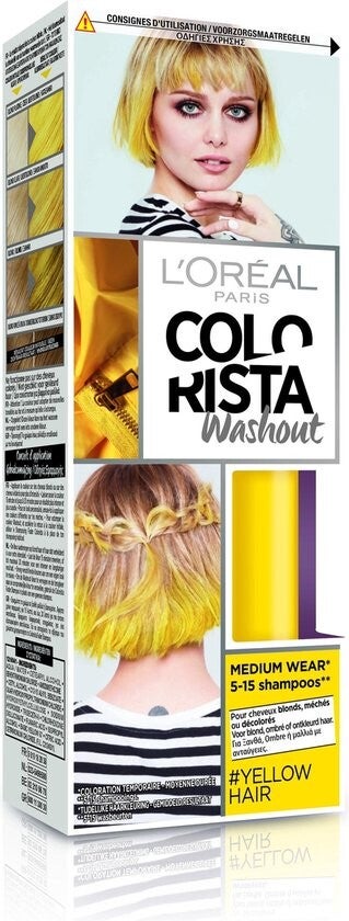 L'Oréal Paris Colorista Yellow Washout 1-2 Weken haarkleuring Oranje