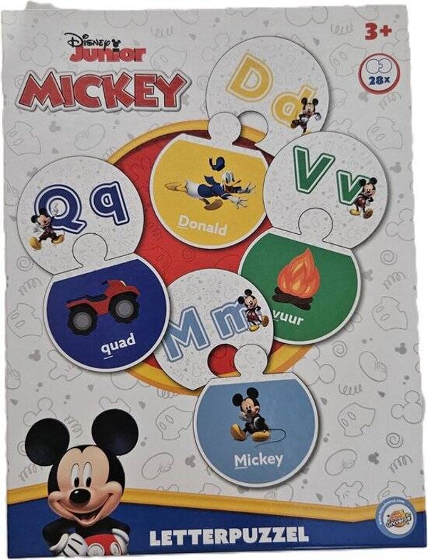 Letterpuzzel Disney Junior Mickey Educatief Spel