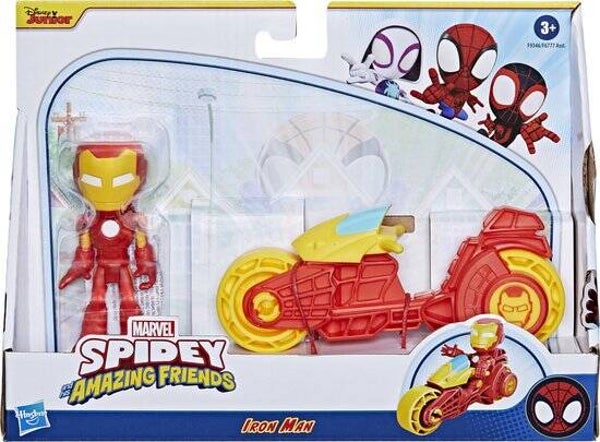 Marvel Spidey And His Amazing Friends Iron Man Motorfiets | Speelset