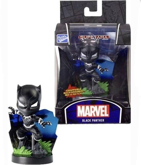 Marvel Superama Mini Diorama Black Panther 10 cm