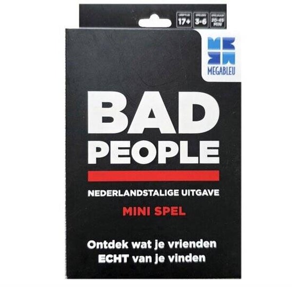 Megableu Bad People | Minispel & Reisspel | Kaartspel | Partyspel