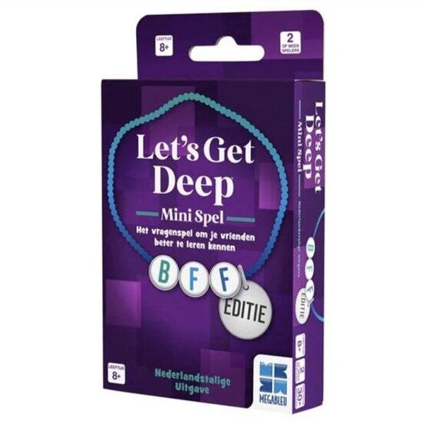Megableu Let's Get Deep BFF Editie MINI | Kaartspel | Nederlands