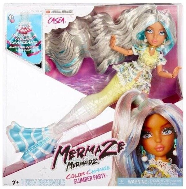 Mermaze Mermaidz Slumber Party Casea | Kleurveranderende Zeemeerminpop 34 cm