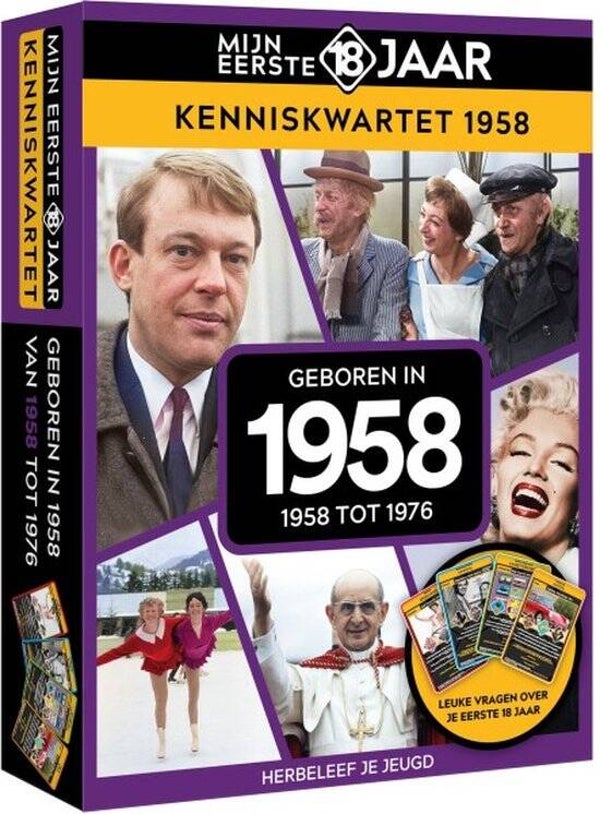 Mijn Eerste 18 Jaar Kenniskwartet 1958 | Jubileumspel | Kenniskwartet